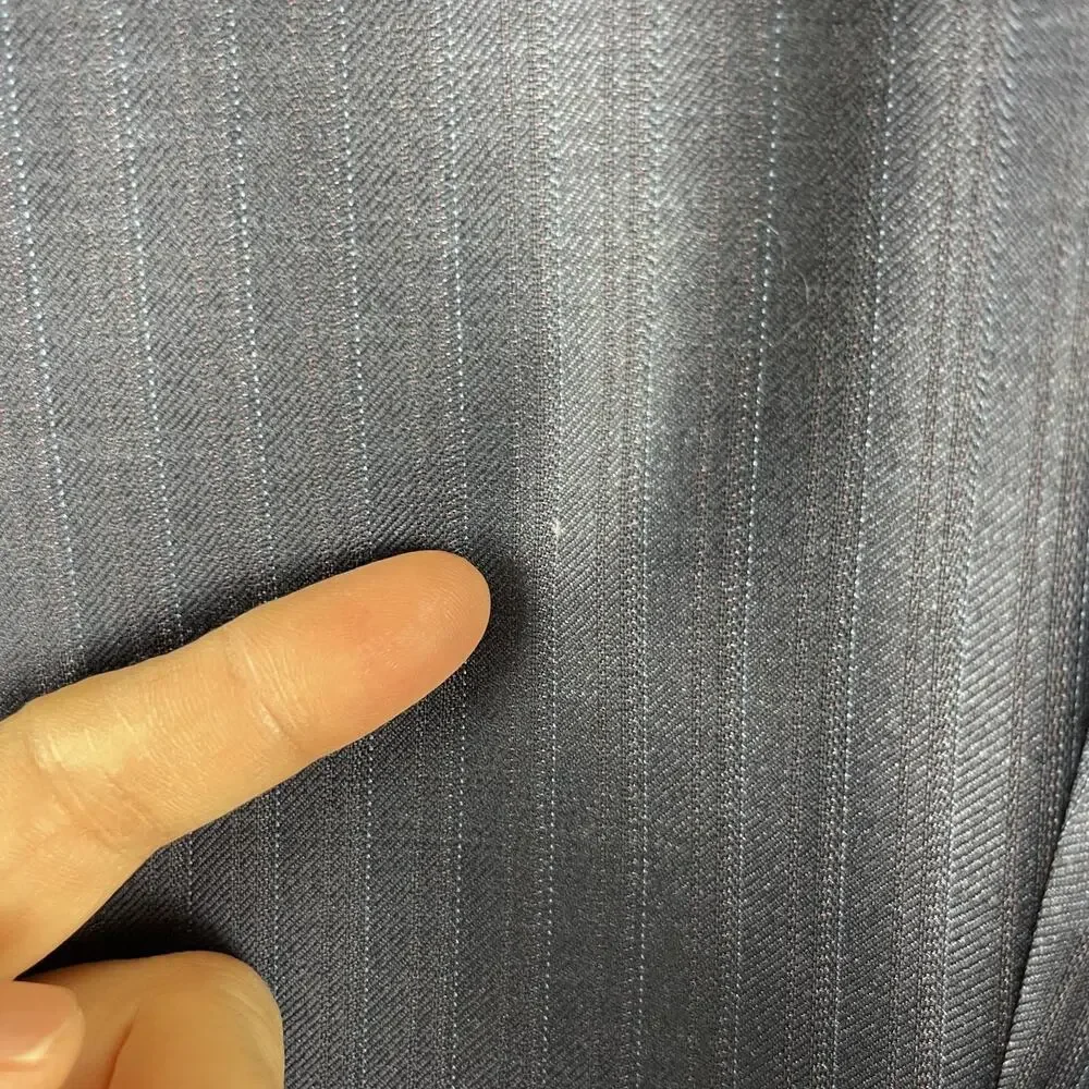 Daniel Cremieux Loro Piana Wool Blazer Sport Coat Men 43R Blue Striped Super 130